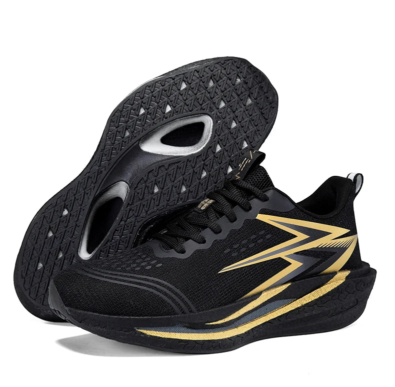 Zapatillas de running nuevas con placa de carbono para maratón, deportivas para hombre, transpirables y ligeras, zapatillas deportivas cómodas antideslizantes para mujer, estilo casual