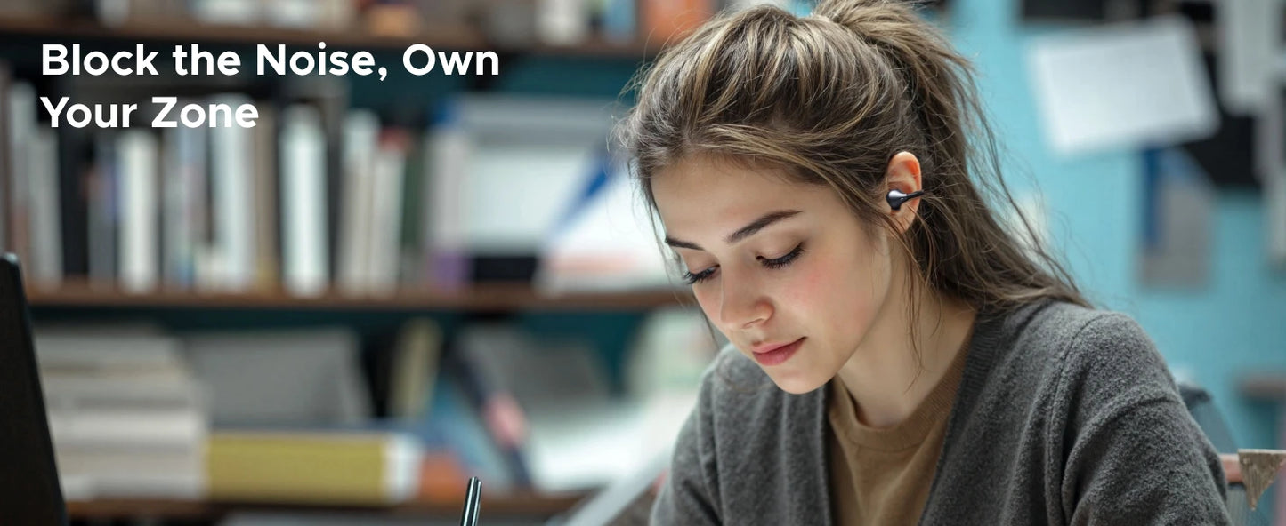 UGREEN ClipBuds Open-Ear Wireless Bluetooth 6.0 Earbuds with 4 Mic Clear Call, 30H Playtime Clip-On Earphones, Waterproof Sport Headphones