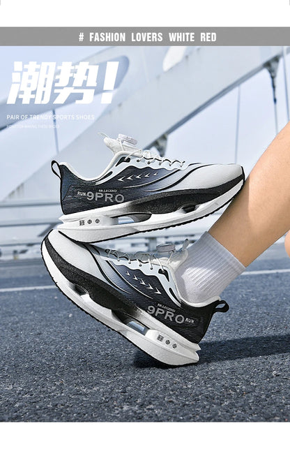 Running Shoes Carbon Board Speciality Marathon Men Sports Breathable Lightweight Women's Comfortable Athletic Nonskid Sneakers