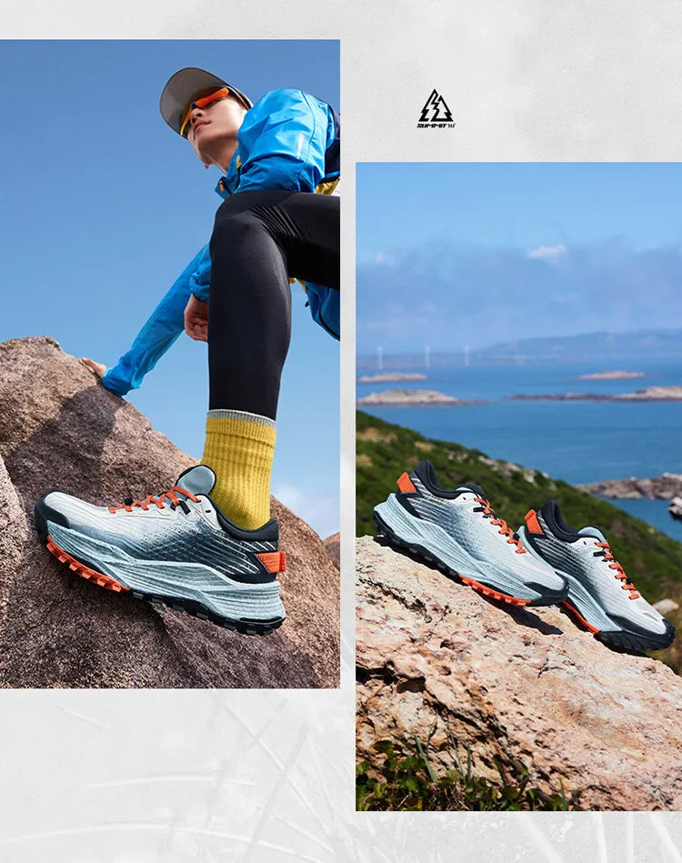 361 Degrees WUXIA 2 Running Shoes Light Breathable Cushioning Non-Slip Soft Outdoor Hiking Versatile Sneakers Male 672542201