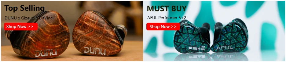 HiFiGo AFUL Explorer Wired Hybrid Earphones 1DD+2BA Hybrid In-Ear Monitors 3D Printed Acoustic Tube RLC Division HiFi Earbuds