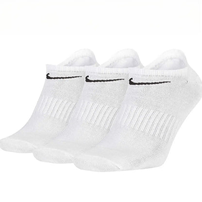 Meias Nike Meias grossas de basquetebol da Nike Meias desportivas compridas com tecnologia Dri-FIT para respirabilidade, embalagem de 3 pares SX7667-100