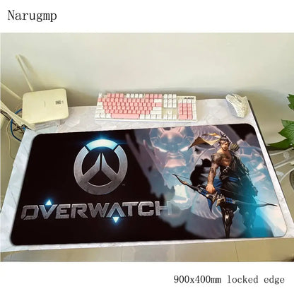 Overwatch podloga za miš, rođendanski računalni podložak 900x400x3mm, velika gaming podloga za miš, poklon, podloga za miš i tipkovnicu za PC gamere