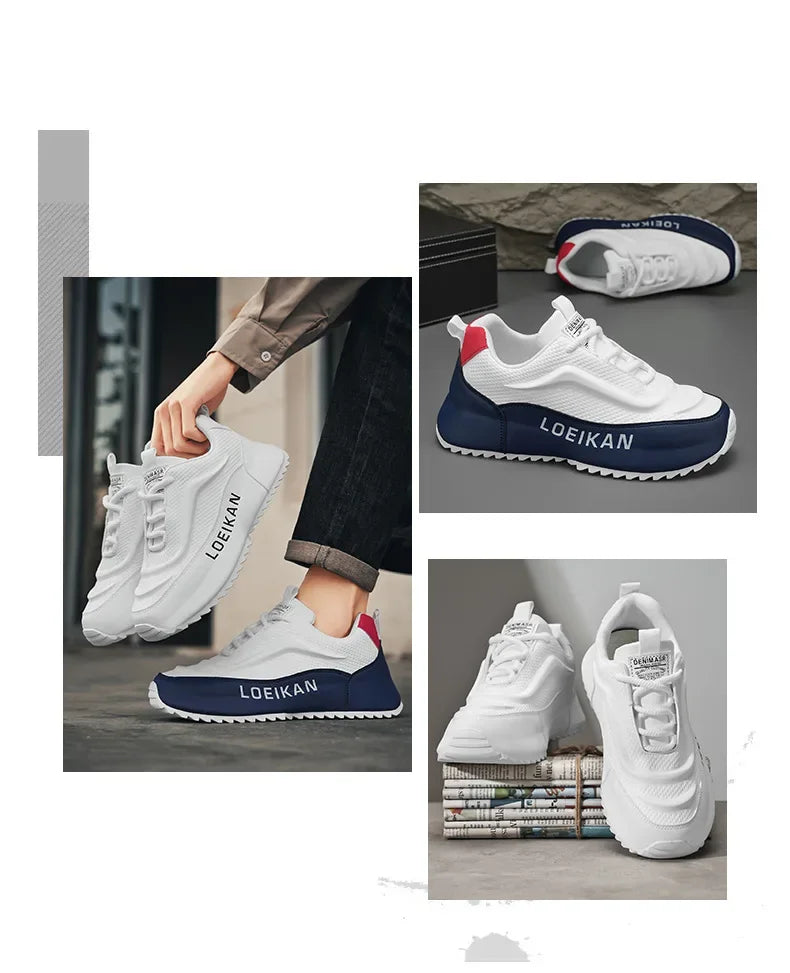 Men's Walking Running Shoes, Casual Lightweight Tennis Shoes, Sports Sneakers, Breathable New Fashion Sneakers Plus Size 47