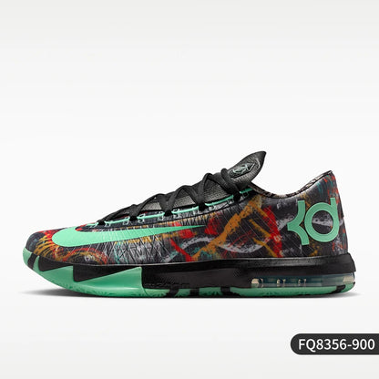Nike Authentic Zoom KD 6 Scarpe da basket da uomo trendy rétro da rimbalzo FQ8356-900