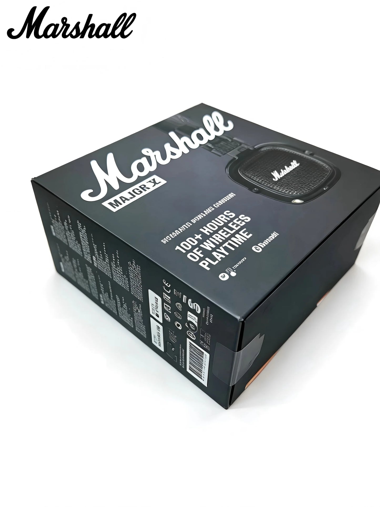Marshall Major V On-Ear-Bluetooth-Kopfhörer – Kabelloses, faltbares Headset mit tiefem Bass und Mikrofon für Sport, Gaming und den Alltag