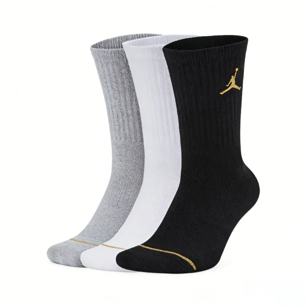 Nike Fashionable Casual Men's and Women's Sports Socks (Comfortable and Breathable) 3-Pack DH3822-902