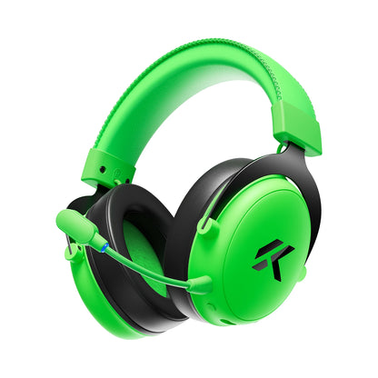Casque de jeu sans fil MCHOSE V9 Pro 2 avec effets sonores spatiaux THX, haut-parleurs de 53 mm, casque 2.4G pour FPS, PS5, PS4, PC, SWITCH