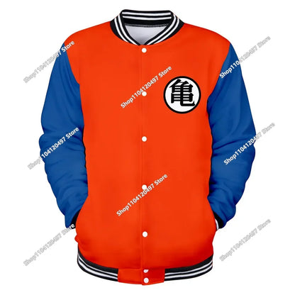 Dragon Ball Goku Kid Men Zipper Hoodie Cartoon Japan Style Anime Women Sweatshirt 2025 New Fashion Children Jackets Coat