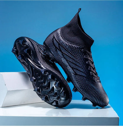 Nouvelles chaussures de football pour hommes, chaussures de sport pour terrain gazonné, chaussures de football pour matchs en plein air, chaussures d'entraînement professionnelles antidérapantes, chaussures ultralégère