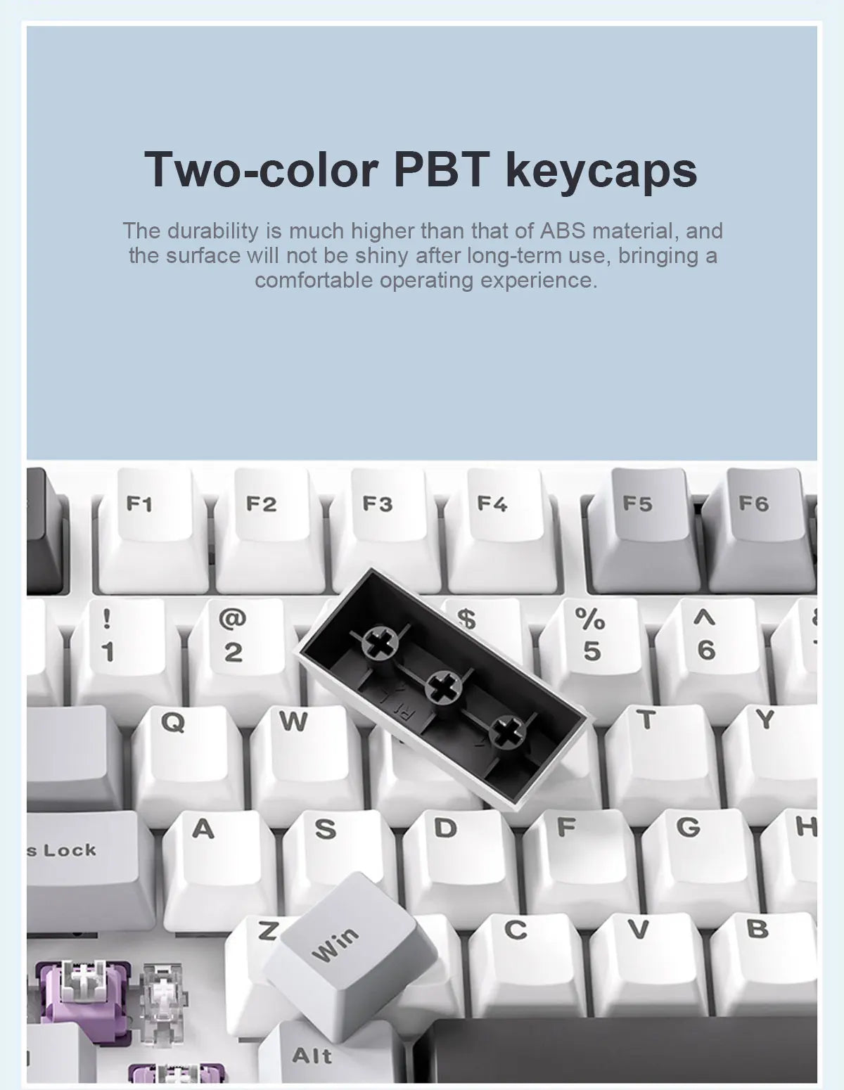 Teclado mecánico AULA F99 Bluetooth 5.0/2.4G inalámbrico/con cable, teclado gaming con montaje gasket de 99 teclas, personalizable