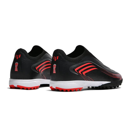 Chaussures de football pour hommes de haute qualité, sans lacets, à enfiler, crampons de football antidérapants pour terrain synthétique TF/FG, chaussures d'entraînement, Chuteira Campo F50
