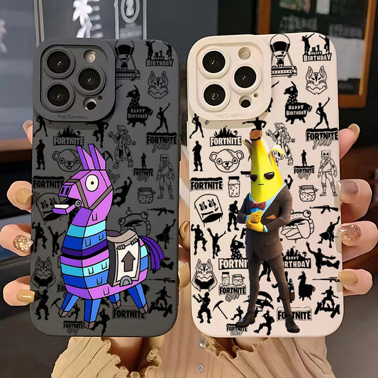 Hot Game F-Fortnites Phone Case for IPhone 17e 17 16e 16 15 14 13 12 11 Air Pro Max X XR XSMax 8 7 Plus Soft Silicone Back Cover