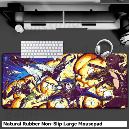 Accesorios Gaming O-Overwatch D-D.va Alfombrilla de Ratón Grande, Alfombrilla para Teclado y Ratón PC, Deskmat XXL Extendida, Alfombrilla Gamer