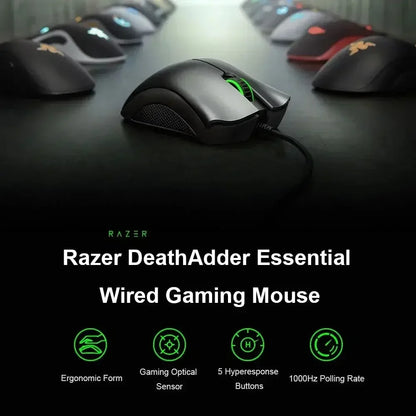 Razer Regalo de Año Nuevo Thunder Snake Viper Mini Ratón Gaming Esports con Cable para Ordenador y Portátil, Luz RGB, para Manos Pequeñas