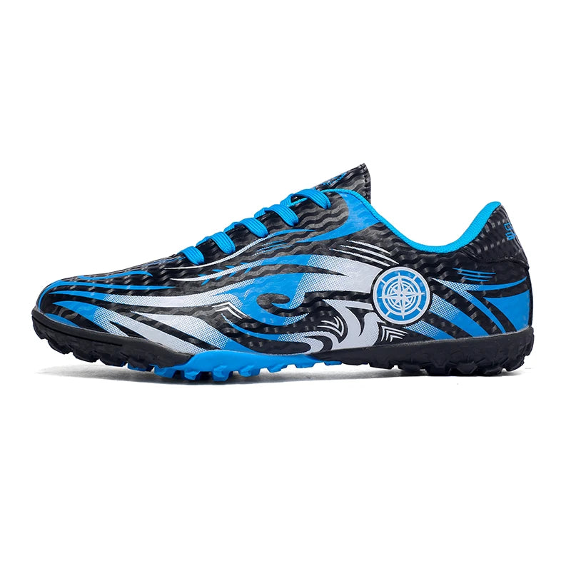 Scarpe da calcio da uomo, comode e traspiranti, per ragazzi, leggere e antiscivolo, scarpe da allenamento per erba, turf e sport all’aperto