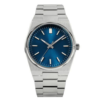 San Martin Reloj clásico para hombre 40mm Miyota 9015 reloj de vestir de lujo automático mecánico con pulsera de liberación rápida SN0023