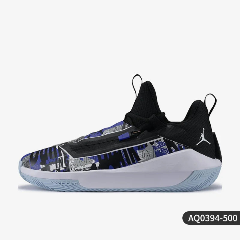Nike officiella äkta Jordan Jumpman Hustle PF basketskor för män AQ0394