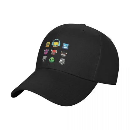 2026 Geometry Dash Baseball Cap Unique hats tactical cap Golf Cap Ladies Men's