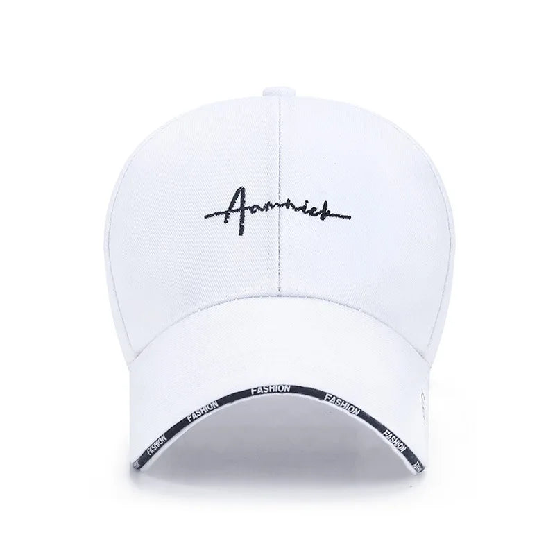Men Women Embroidered Letter SunShade Breathable Baseball Cap Summer Outdoor Sport Sunscreen Curved Brim Adjustable Hat A31