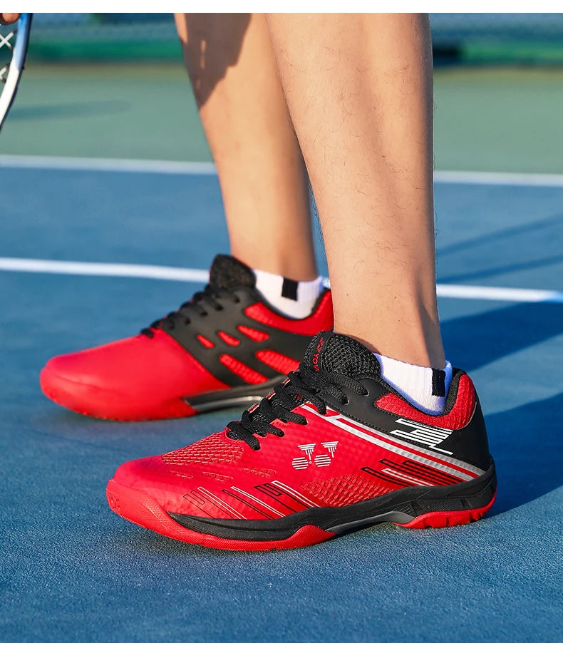 Professionelle Badminton-Schuhe, Sneaker, atmungsaktive, rutschfeste Tennis- und Sportschuhe für Herren und Damen, Trainingssneaker