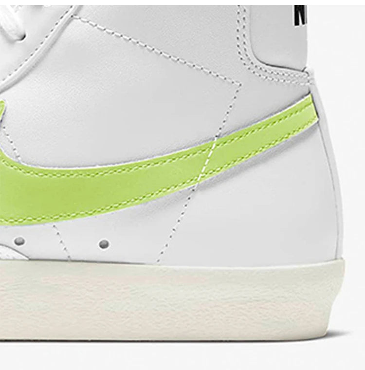 Zapatillas casual antideslizantes de media caña Nike Authentic Blazer para mujer con diseño envolvente CZ1055-108