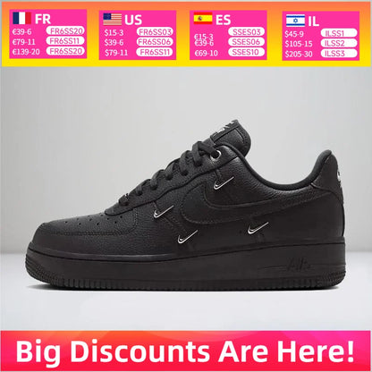Nike Women's Air Force 1 '07 LX Classic Multi-Functional Slip-Resistant Durable Sports Casual Versatile Skate Shoes HQ1180-001