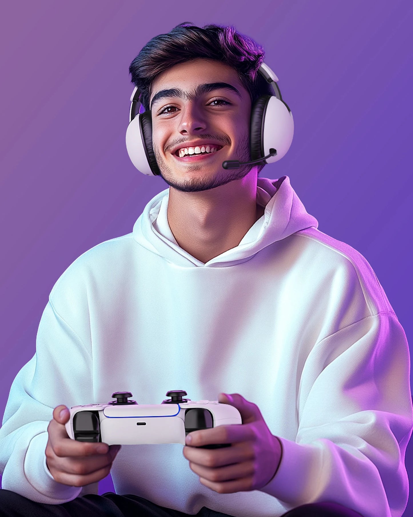 Casque Gaming Sans Fil Acinaci BL500 2.4G Bluetooth 5.3 et Filaire – Micro à Réduction de Bruit, Batterie 30H, Haut-Parleurs 50mm pour PC, PS5, PS4