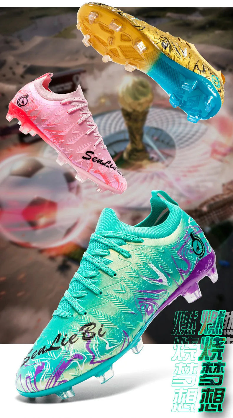 Professional Soccer Sneakers for Men and Women High Quality Fashion Men's Football Cleats Large Size 46 Futsal Shoes Men's Trainers
