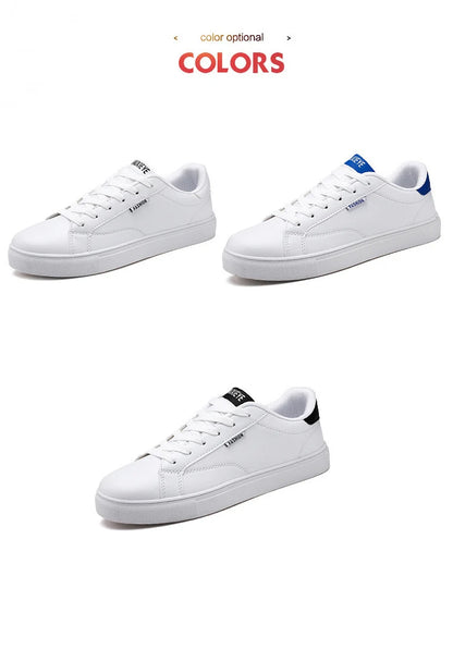 Scarpe casual da skateboard da uomo, scarpe bianche per il tempo libero all’aperto, sneakers traspiranti da camminata, scarpe basse, scarpe da uomo 39-48