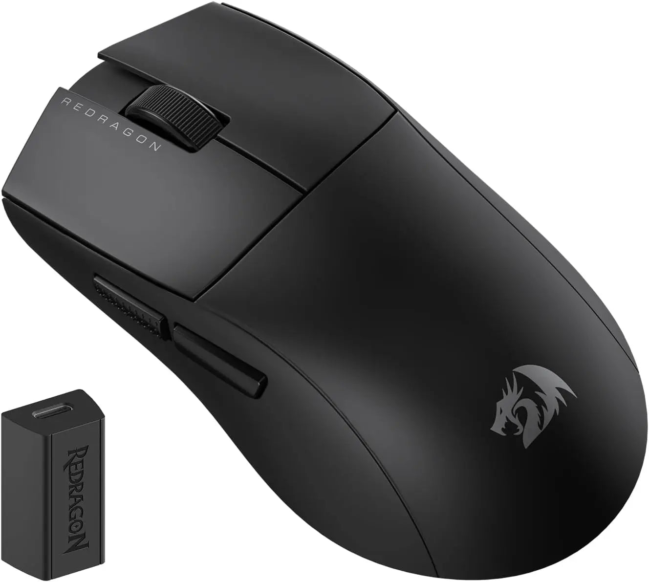 Ratón gaming inalámbrico Redragon M916 PRO de 3 modos, tasa de sondeo Hype-Speed 4K, ratón gamer ultraligero de 49G y 26K DPI