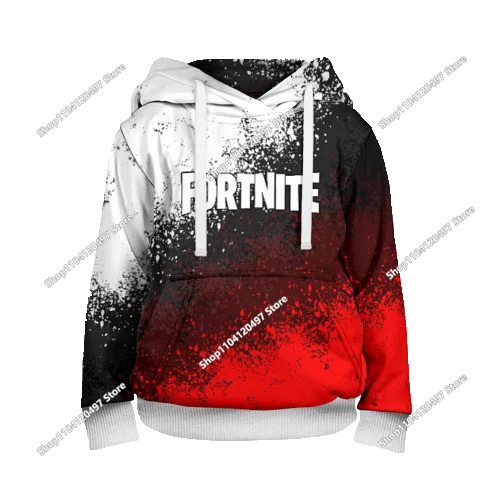 Sudadera con capucha unisex Fortnite 2025 nueva con estampado 3D, abrigo casual, accesorio gaming, cosplay, ropa infantil y regalos