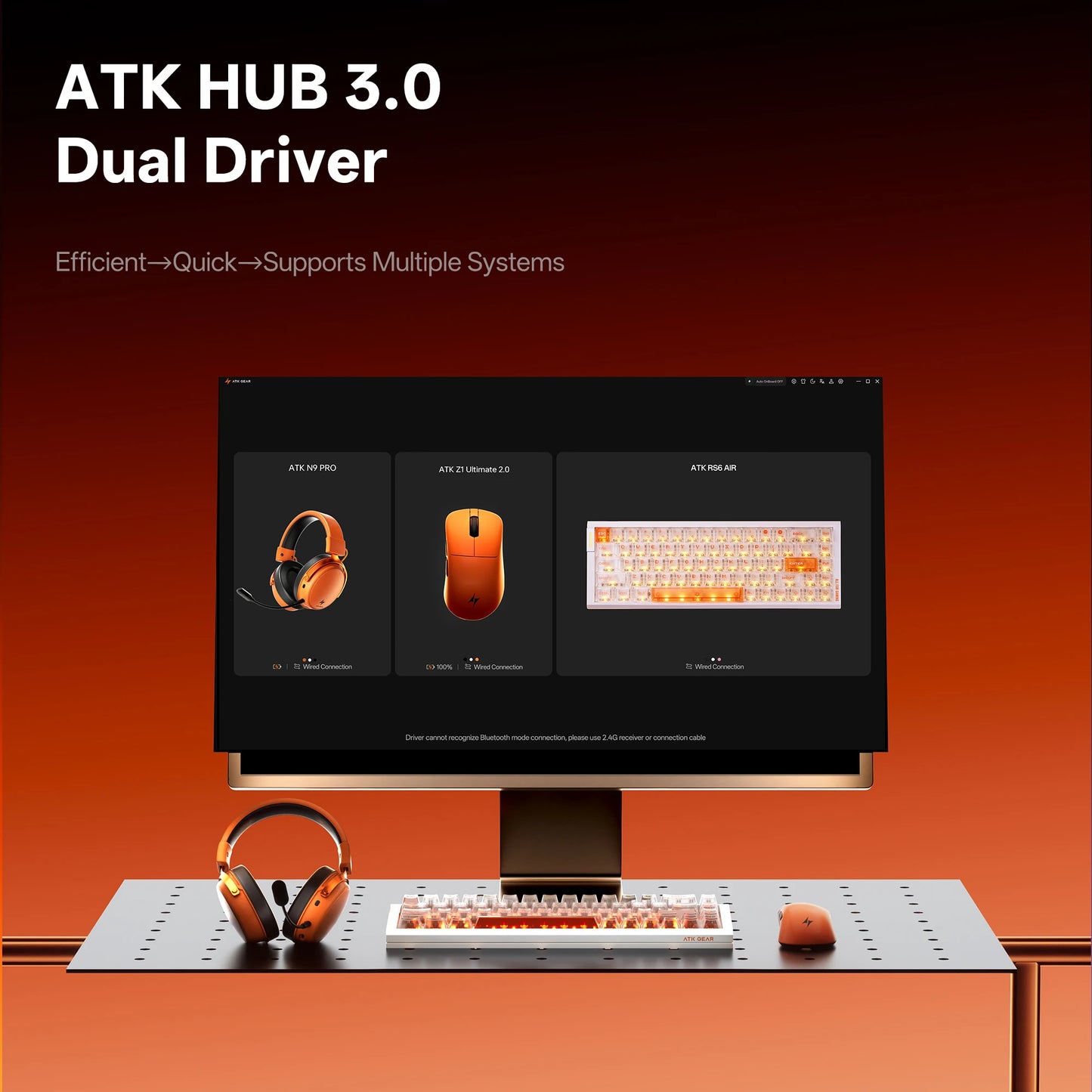 Ratón inalámbrico ATK Blazing Sky Z1 V2 Ultimate PAW3950 Ultra Dual 8K Gaming, ergonómico, desarrollo propio, para manos medianas y grandes
