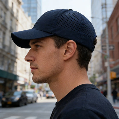 Casquette pour homme printemps-été, couleur unie, en maille ; casquette de baseball pour femme, automne, édition coréenne ; casquette anti-UV, en maille respirante, à visière