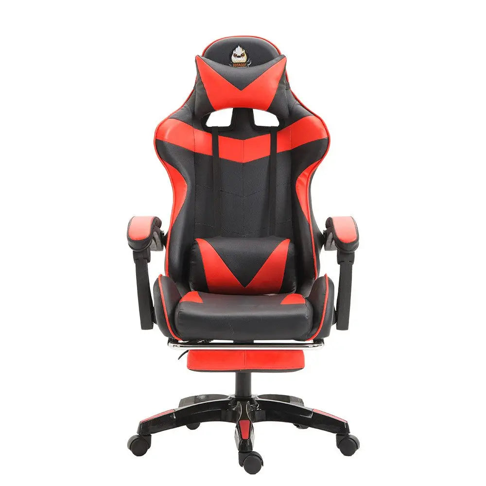 Sedia gaming, poltrona gaming, sedia da ufficio regolabile in altezza con funzione reclinabile regolabile, orecchie da gatto e cuscini