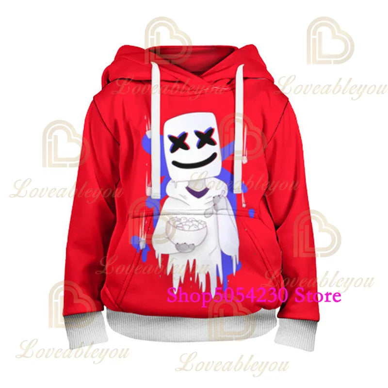 Sudadera con capucha de Fortnite con llama impresa en 3D, estilo Battle Royale de dibujos animados, para hombre y mujer, camiseta con capucha de héroe de videojuego para adolescentes