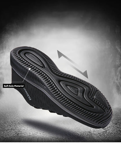 Zapatillas de running para hombre, transpirables, ligeras y cómodas, calzado casual masculino, tenis outdoor slip-on para caminar