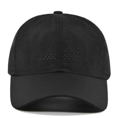 Dry Quickly Sun Cap Woman Outdoors Casual Sport Hat Men Big Size Baseball Cap 55-60cm Adjustable Sun Visor Cap Peaked Cap
