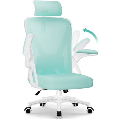 Office Chair Ergonomic Reclining 90°-135°,Desk chair with Lumbar Support,Computer chair Adjustable Headrest,living room chairs
