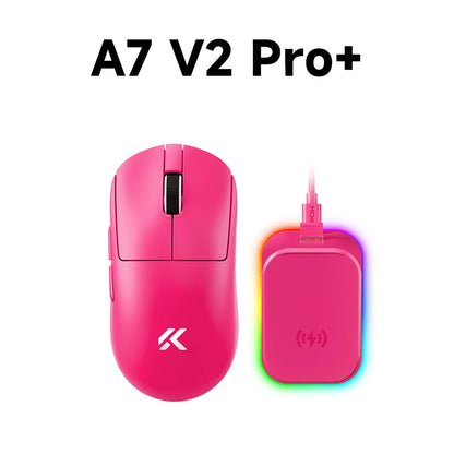 MCHOSE A7 V2 Lightweight Wireless Gaming Mouse, PAW3950 Sensor, Dual 8000Hz Polling Rate, 42,000 DPI Esports Gaming Mouse for PC & Office