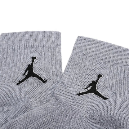 Nike Air Jordan Men's and Women's Knee-High Sports Socks, 3-Pack, Comfortable and Breathable Basketball Socks SX5544-017