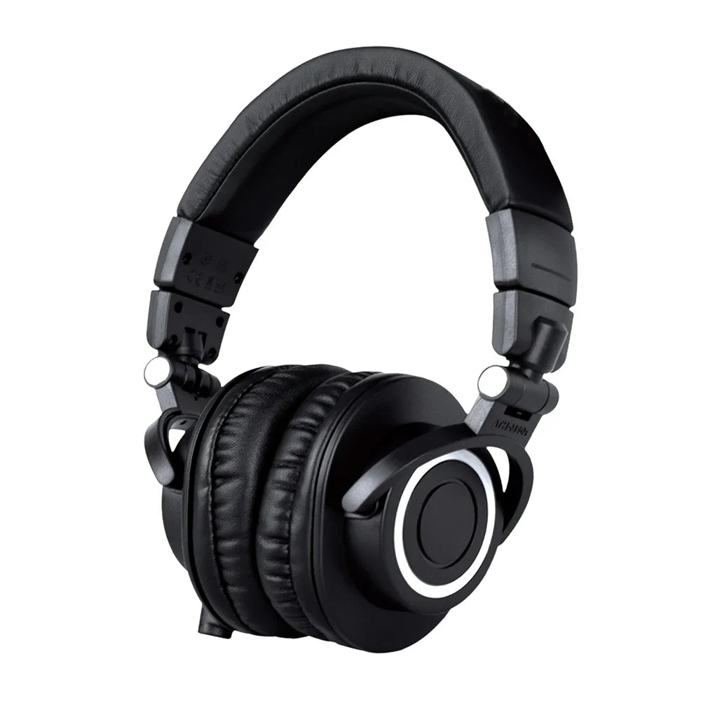 Sanpusen ATH M50X Over-Ear Wired Headphones Professional Monitor Studio Recording Mixing Monitoring HiFi Sound