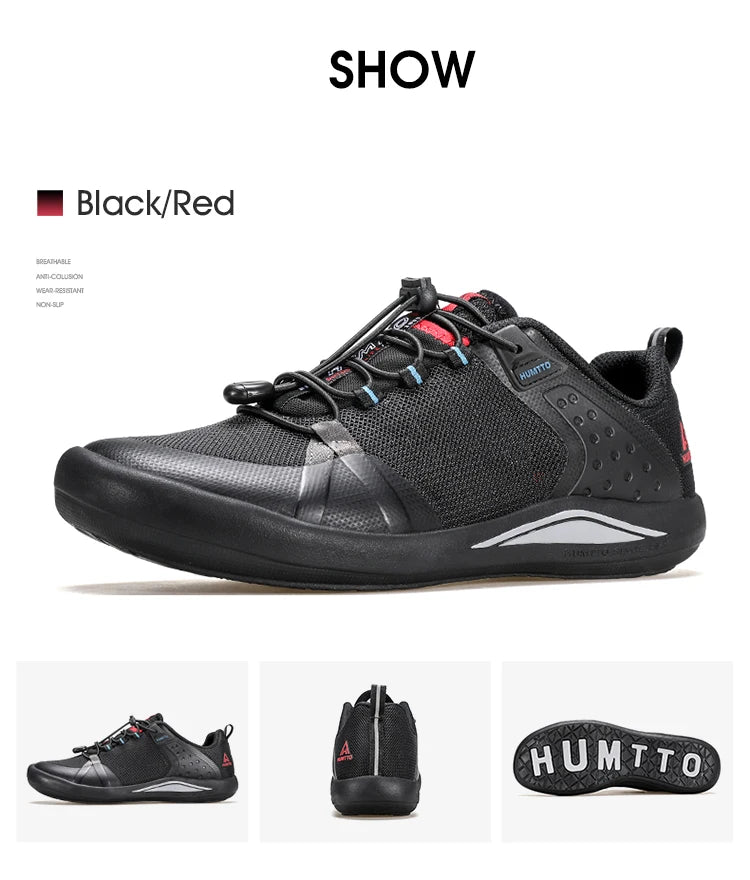 HUMTTO Breathable Walking Shoes for Men Luxury Casual Men's Sneakers Designer Sports Jogging Running Trainers Summer Man Sneaker