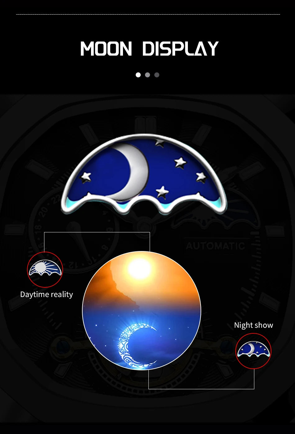 LIGE Watch For Man Luxury Business Waterproof Luminous Mechanical Watches Fashion Moon Phase Automatic Movement Men's Watches