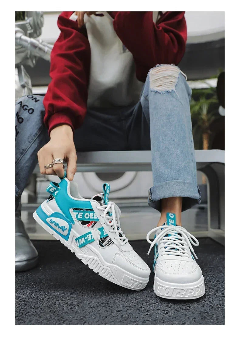 New Skateboard Men's Shoes Summer Sneakers Leather Casual Fashion Outdoor Running Sports Hiking Tennis Platform Designer Luxury