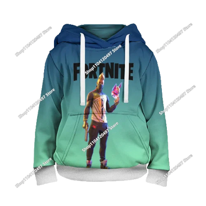 2025 New Fortnite Hoodies 3D Print Men's Hoodie Harajuku Long Sleeve Oversized Sweatshirt Man Hoodies Unisex Cosplay Clothing
