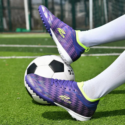 Nuove scarpe da calcio da uomo di alta qualità, tacchetti da partita per indoor, scarpe da calcio outdoor best seller per erba, futsal alte antiscivolo