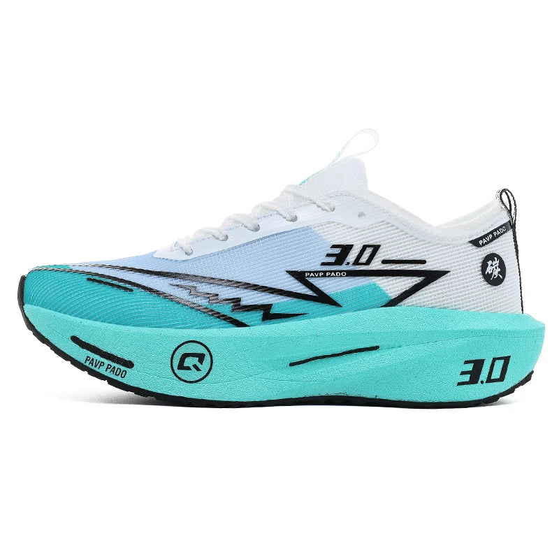Brand Men's Carbon Plate Running Shoes Soft Cushion Shock Absorbing Sports Shoes Unisex Sneakers Light Anti-Slip Training Shoes