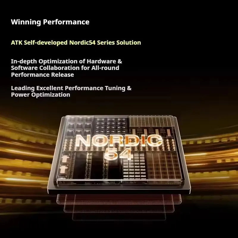 Ratón inalámbrico ATK Blazing Sky X1 V2 Ultimate de doble modo, ultraligero, PAW3950 Ultra, doble 8K HZ, baja latencia y ergonomía personalizada