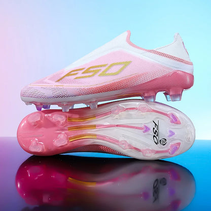 Men's Soccer Cleats Professional Football Boots Society Turf Breathable Mesh Youth Soccer Shoes Anti-Skid Male Sneakers Chuteira